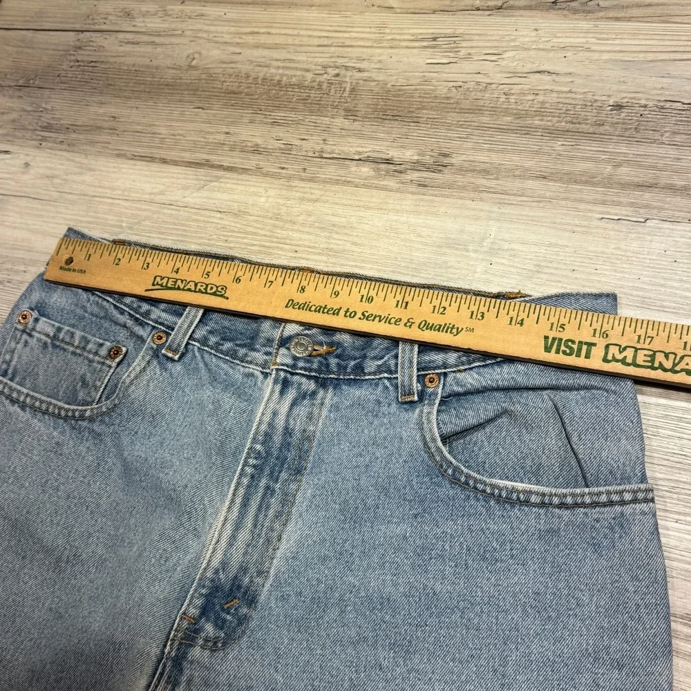 VTG Levis 560 Jeans Mens 34x30 Blue Relaxed Tapered Light Wash Made In USA Bat‎